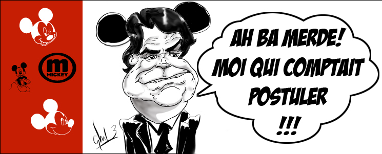 Bernard Tapi postule chez Mickey